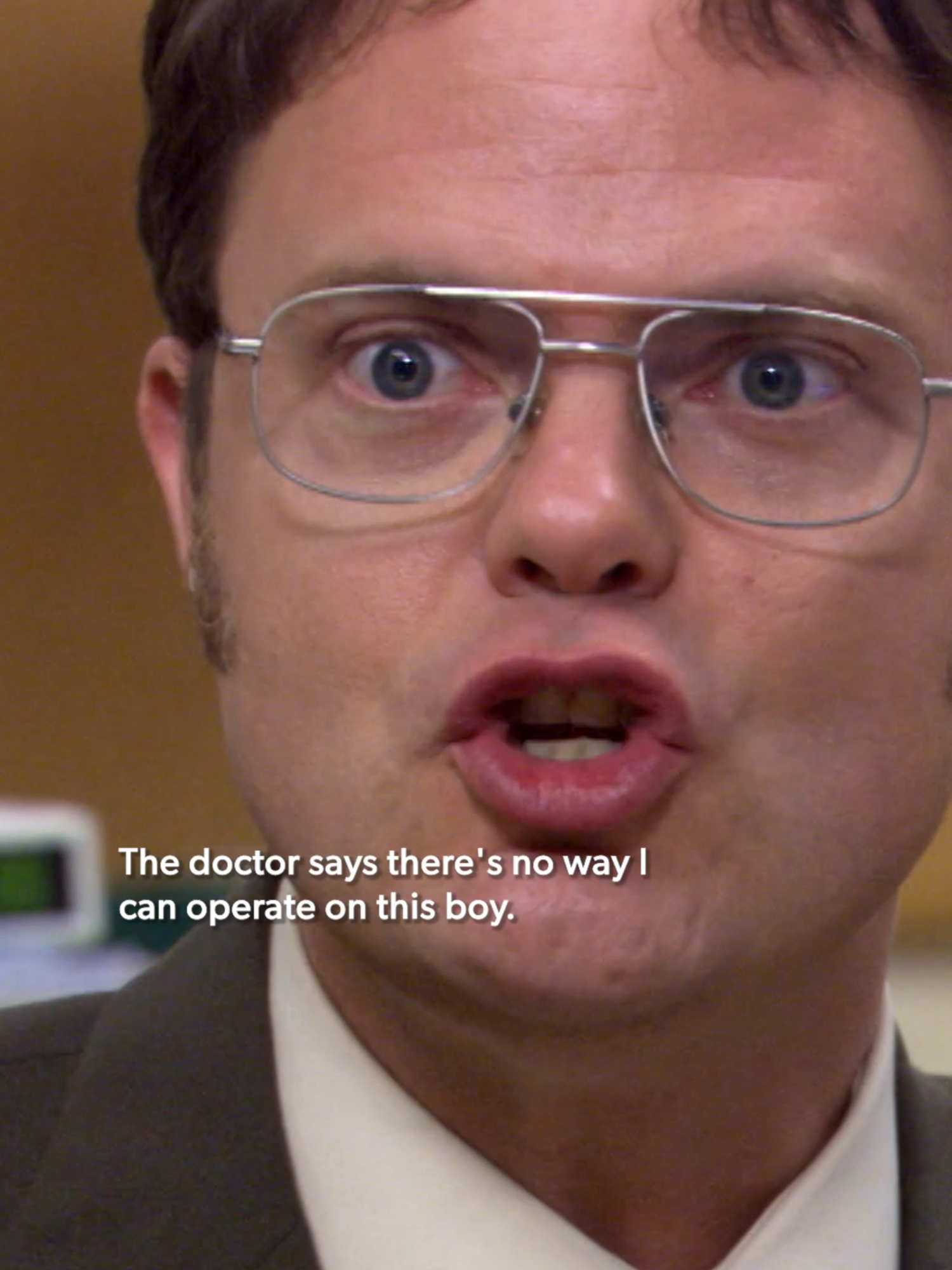 You can't trick him. #theoffice #theofficeus #dwight #theofficeedit #theofficeclips  #tvclips #bjnovak #dwightschrute #rainnwilson #tvshow #tvseries #tvclip