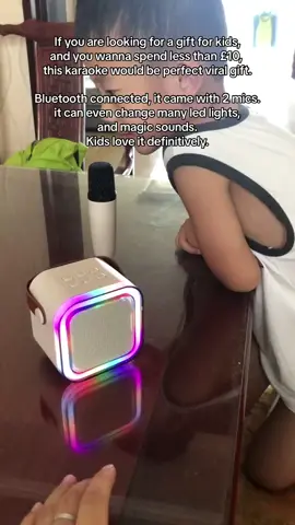 New Gift ideas for kids #fyp #karaoke #bluetoothspeaker #familyparty #karaokemachine #giftforkids #birthdaygift 