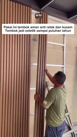 Capek tembok luar sering rusak dan kusam,pake ini aja,awet bertahun tahun! Harga lebih murah daripada cat. Pakai wallpanel outdoor,solusi tembok kamu #wallpaneloutdoor #wallpanel #wallpaneling 