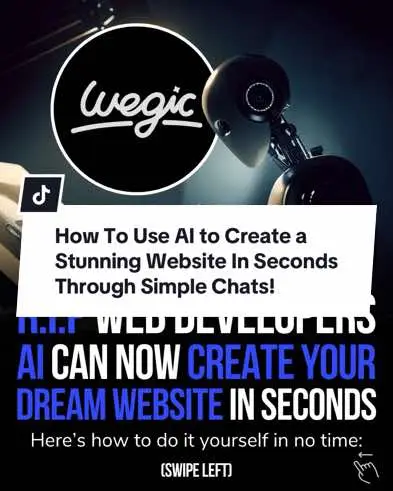 SAVE FOR LATER! Introducing the first AI web designer and developer that allows you to create and publish your dream website through simple chats! Try it on wegic.ai  Chat with the AI to create and customize your site and create a multi-page website in seconds ! You can even get creative by drawing your site and the AI will turn it into a real site.  . . . #wegicai #aiwebsitebuilder #aiwebdeveloper #ai #aiforbusiness #newai #aiforsmallbusinesses #websitebuilder 