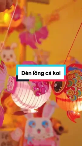 Tự làm đèn lồng cá koi cho bé nè, ba mẹ trổ tài cho bé thích lắm nha