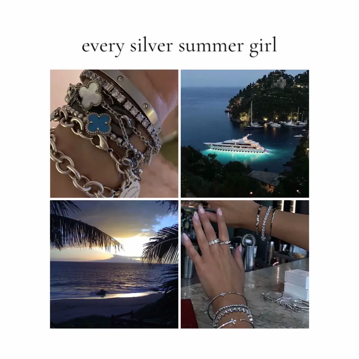 took the idea from: @𝕵𝖚𝖕𝖎𝖙𝖊𝖗 #silverandgold #luxurylifestyles #luxury #silvergirl #goldgirl #silvergoldduo #besties #bsfs #everygirlneeds #bestiegoals #bsfsgoals #silversummertime #goldchristmas #aesthetic #matching #vibes #moodboard 