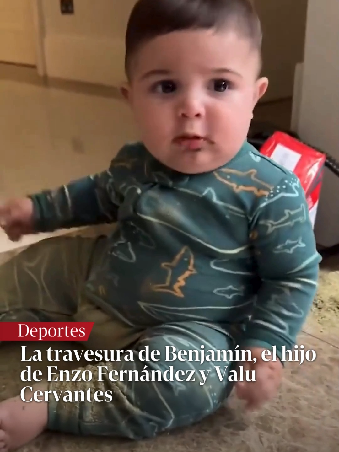 😂🧉QUÉ HICISTE BENJAMÍN | Valentina Cervantes, la novia de Enzo Fernández, compartió en su Instagram la travesura de su hijo con la yerba y escribió: 