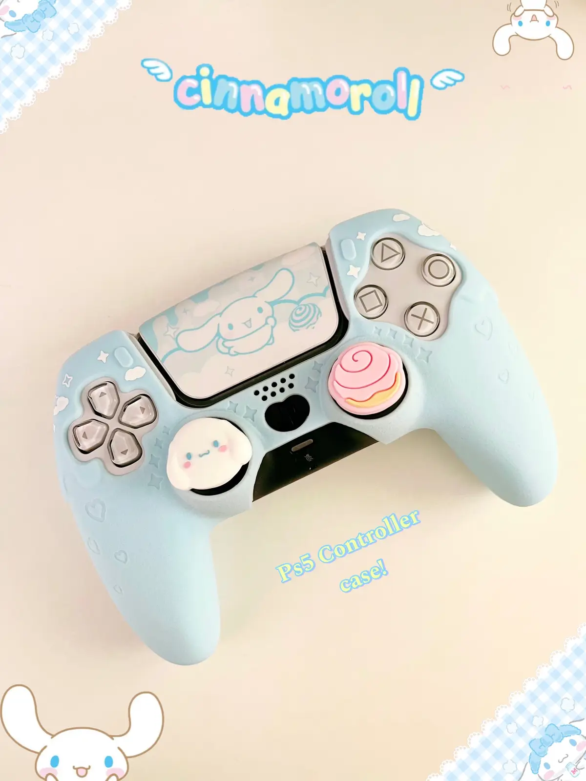 I was stuck between the ‘my melody’ and this one ngl🧎🏾‍♀️ (I’ll probably get that one too) . . . .Tysm! @GeekShare  #geekshare #ps5controller #gamingdecor #cinnamorollsanrio #cinnamoroll #foryoupagee #foryouu #fyyyyp #fypシ゚ #inspo #sanrio #gamingaccessories #gaming 