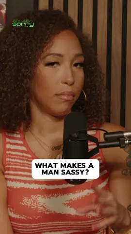 What makes a man sassy ⁉️👀Follow @The Sy Ari Not Sorry Show for more content. #reels #discover #sassy 