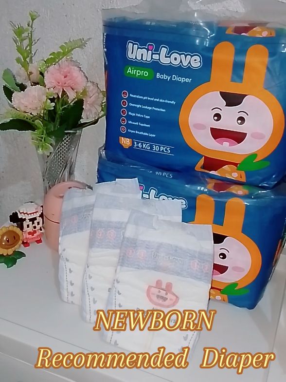Recommended Baby Diaper for Newborn. ✨ #babyneeds #babyfinds #babydiapers #diaper #newborndiaper #airprodiaper #unilovequalityandtrustedbabybrand 