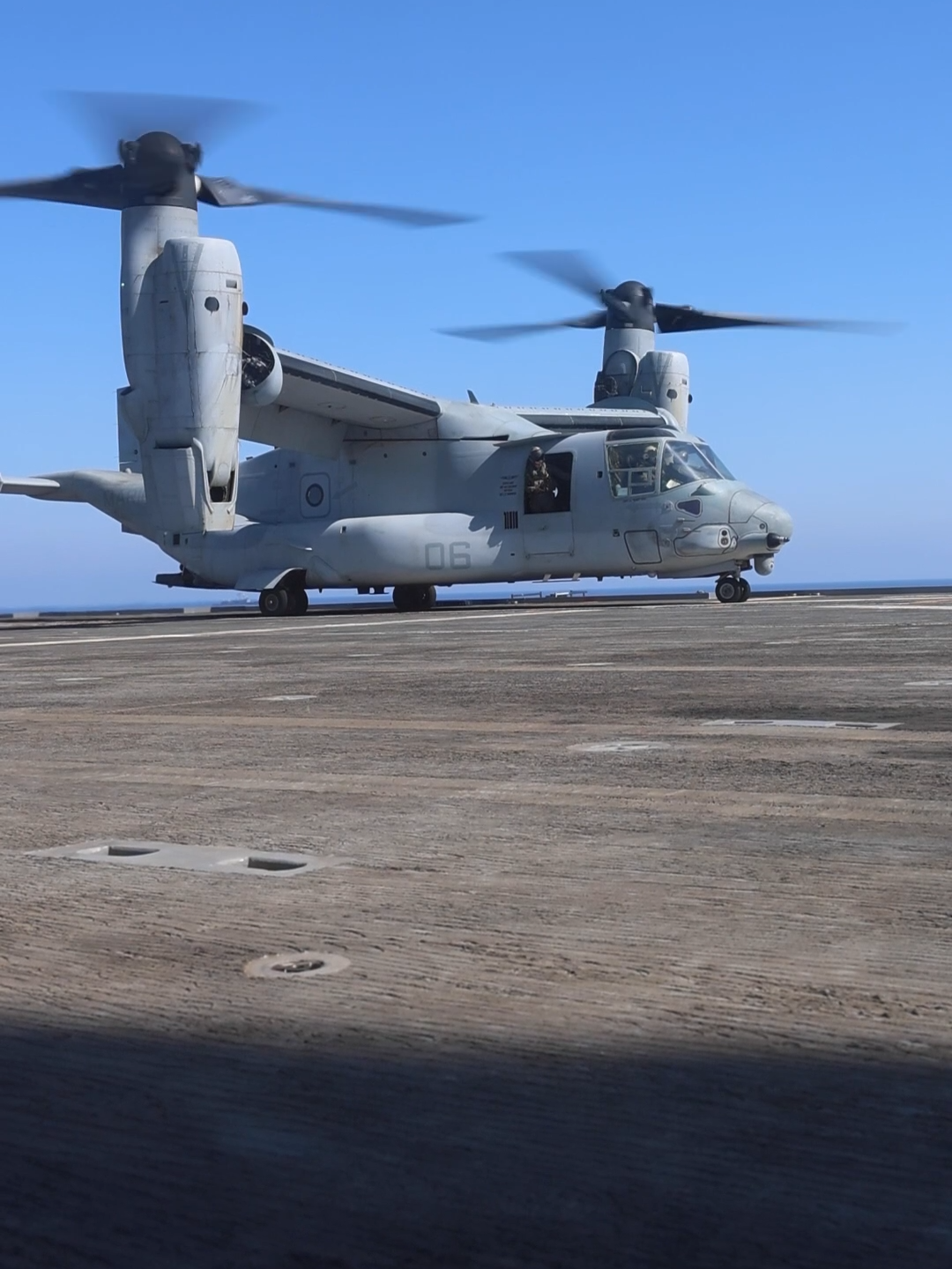 Wasp conducts MV-22 Osprey Crossdeck Familiarization with Turkish Navy