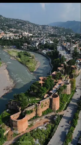 Red fort Muzaffarabad Azad Kashmir 🌿 . Nature 🍄‍🟫  #fort #muzaffarabad #lifegoals #creativityofkashmir #tiktokgood #reals #dji #mini3pro #colour #travller #subscribers 