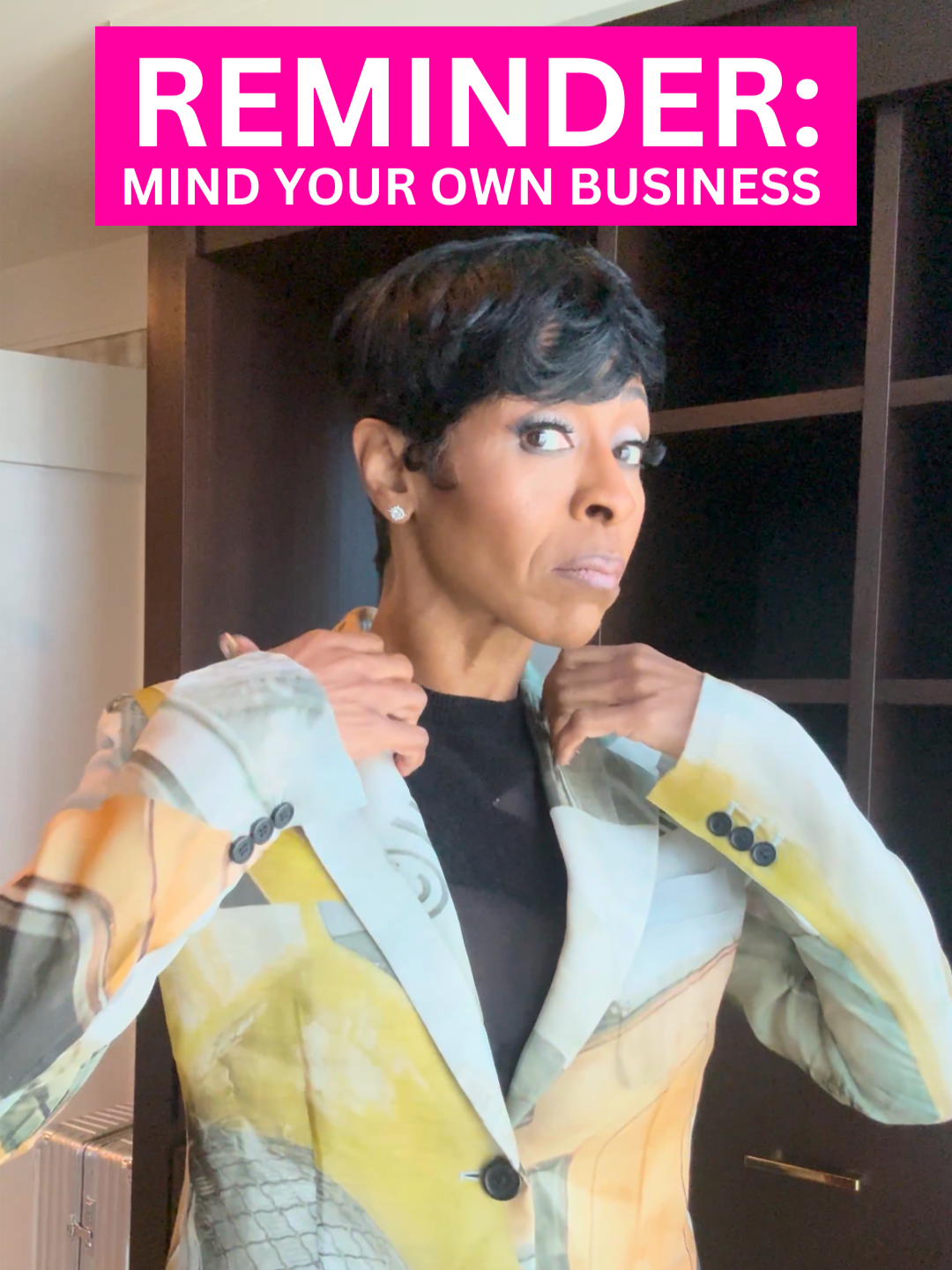 Not here to say “Get ready with me,” because I’m already SET.  💥 Want to know the biggest lesson I’ve learned in business? What others say about you is NONE of your business. 👏 Stop letting distractions and opinions derail your focus. Your goals need your attention—nothing else. Stay committed, keep your eyes on your IMPACT, and let your actions do the talking. Your time is too valuable. 🔥 Keep pushing forward! #EntrepreneurMindset #StayFocused #BossMoves #MotivationMonday #BusinessTips #MindsetMatters #WomenInBusiness #KeepPushing #SuccessMindset #ImpactDriven