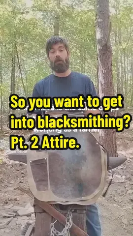 Replying to @brendon_d_b #safety  #safetyfirst #safetytips #blacksmith #blacksmithing #forge #forging #begginers #tips #leather #forgesafety 
