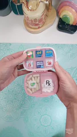 Portable Pill Organizer #medication #pillorganizer #traveltips #vacationnecessities  ##treasurefinds 