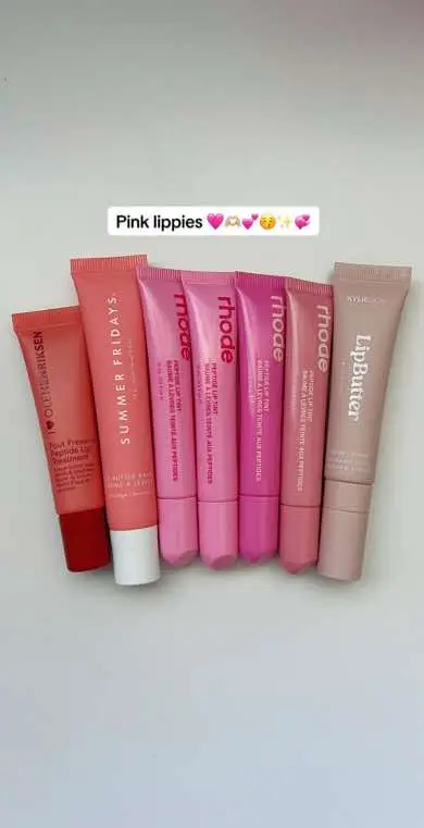 @rhode skin @Olehenriksen @Summer Fridays @Kylie Cosmetics #rhodeskin #summerfridays #kyliecosmetics #pinkgirly #SelfCare #girlythings #grwm #foryou #foryoupage 