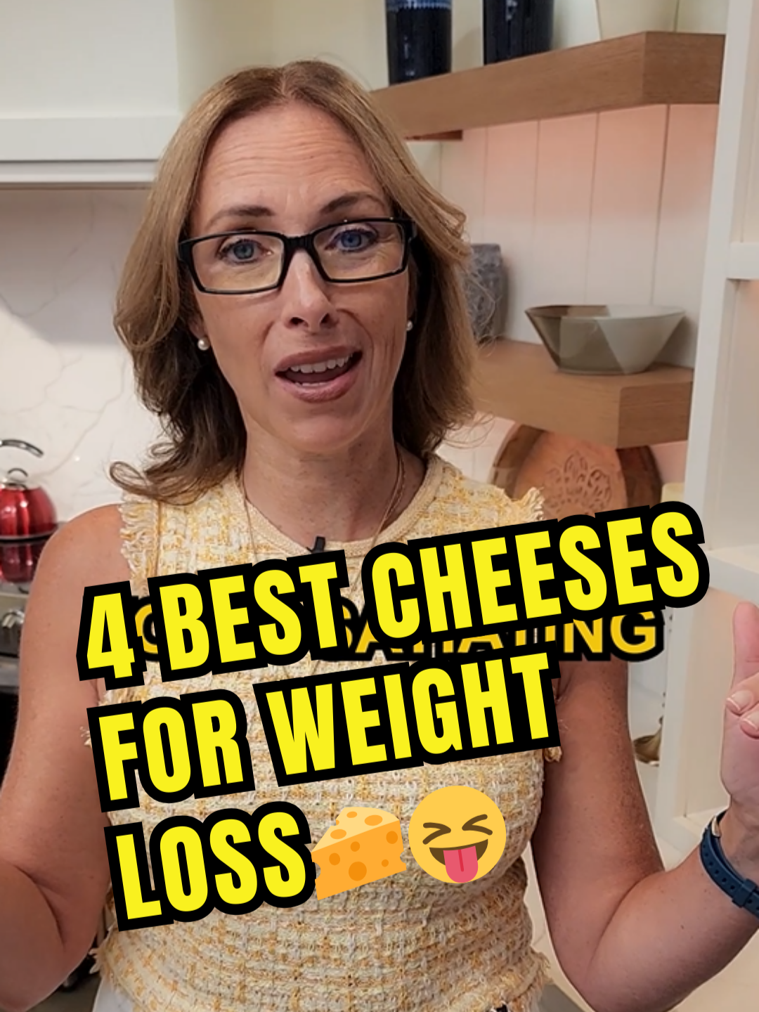 4 BEST Cheeses For Weight Loss🧀😝 Discover the 4 best cheeses for weight loss in this video by Dr. Janine! Learn about the benefits of mozzarella, cottage cheese, and more. #cheese #nutrition #weightloss