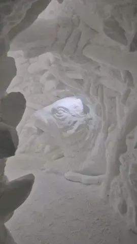 Ishotellet februari 2024 🩵 #jukkasjärvi #ishotellet #icehotel 