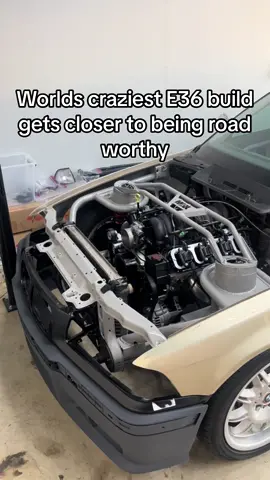Just a little LS E36 update #bmw #e36 #carsoftiktok #fabrication 