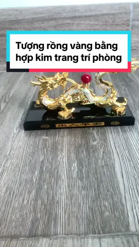 Tượng rồng vàng bằng hợp kim trang trí ô tô derco bàn làm việc mang nhiều ý nghĩa #tuongrongvang #rongvang #tuongconrong #tuongrongphongthuy #tuongrongminitrangtri #xuhuong #mintauto 