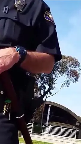 Teen schools cop who was lying and tell them they cant ride their bikes on the harbor. #knowledge #knowyourrights #police #policeofficer #lawenforcement #bodycam #bodycamfootage #bmx