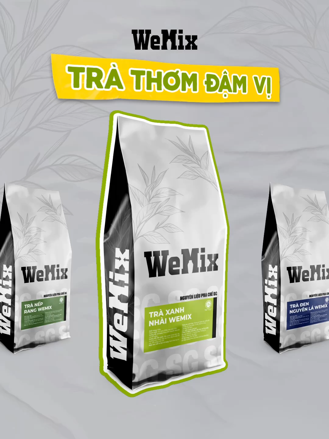 🍃 Khám phá 10 dòng trà đậm vị Wemix SG - Đặt lịch thử ngay 🔥 #nguyenlieuphachesg #wemix #trasua #tratraicay #hottrend