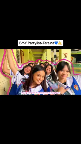 BINI Inspired Partylist na sigurado namang paglilingkod ay garantisado💙🤙 𝙀𝙔𝙔 muna kayo dyan! Dahil nandito na ang inyong mga 𝙘𝙀𝙔𝙔𝙥𝙖𝙗𝙡𝙚, 𝙀𝙔𝙔𝙗𝙡𝙚, and 𝙀𝙔𝙔𝙖𝙗𝙡𝙚 student leaders! 𝘚𝘢𝘭𝘢𝘮𝘪𝘯, 𝘚𝘢𝘭𝘢𝘮𝘪𝘯, 𝘌.𝘠.𝘠. 𝘗𝘢𝘳𝘵𝘺𝘭𝘪𝘴𝘵 𝘴𝘢𝘯𝘢'𝘺 𝘵𝘢𝘯𝘨𝘨𝘢𝘱𝘪𝘯! Spread the 𝙀𝙔𝙔 because 𝙀𝙈𝙋𝙊𝙒𝙀𝙍𝙄𝙉𝙂 and 𝙔𝘼𝙕𝙕𝙄𝙁𝙔𝙄𝙉𝙂 the 𝙔𝙊𝙐𝙏𝙃 is our goal here in 𝙀.𝙔.𝙔. 𝙋𝙖𝙧𝙩𝙮𝙡𝙞𝙨𝙩!🤙  𝙀𝙢𝙥𝙤𝙬𝙚𝙧𝙚𝙙 𝙩𝙤 𝙇𝙚𝙖𝙙, 𝙔𝙞𝙚𝙡𝙙𝙚𝙙 𝙬𝙞𝙩𝙝 𝙄𝙣𝙩𝙚𝙜𝙧𝙞𝙩𝙮, 𝙔𝙤𝙪𝙩𝙝 𝙞𝙣 𝙈𝙞𝙣𝙙!🤙  #votewisely #fypシ #binisheena #biniinspired @Sheena Catacutan  @BINI PH #oblatesofstjosephschools  #nocopyrightinfringementintended 