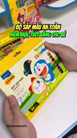 Bút sáp màu Thiên Long, an toàn cho bé, màu tươi, mịn phù hợp cho các bé từ mầm non, tiểu học và các cấp #bútmàu #thiênlong #dodunghoctap #nhasach 
