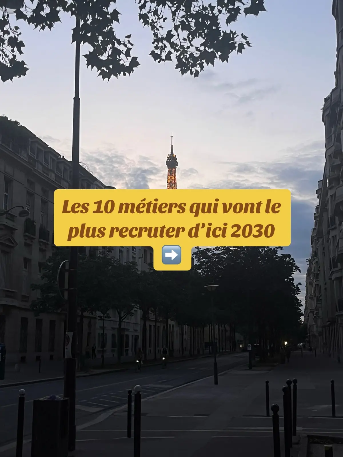 Voici la liste des 10 métiers qui vont le plus recruter en 2030 😋 Votre domaine est dans la liste ?🧐 #metier #etudiant #informatique #sante #ecole #professeur #competences #orientation #motivation #2030 #avenir 