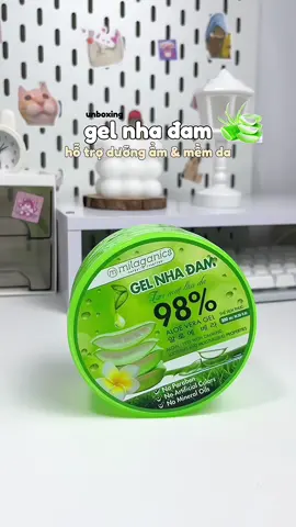 gel nha đam hỗ trợ dưỡng ẩm da #unboxing #gelnhadam #duongam #duongda #luongthuha24 