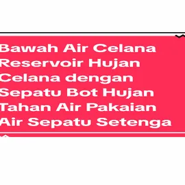 Bawah Air Celana Reservoir Hujan Celana dengan Sepatu Bot Hujan Tahan Air Pakaian Air Sepatu Setengah Tubuh #fyp #celanasepatuantibanjir 