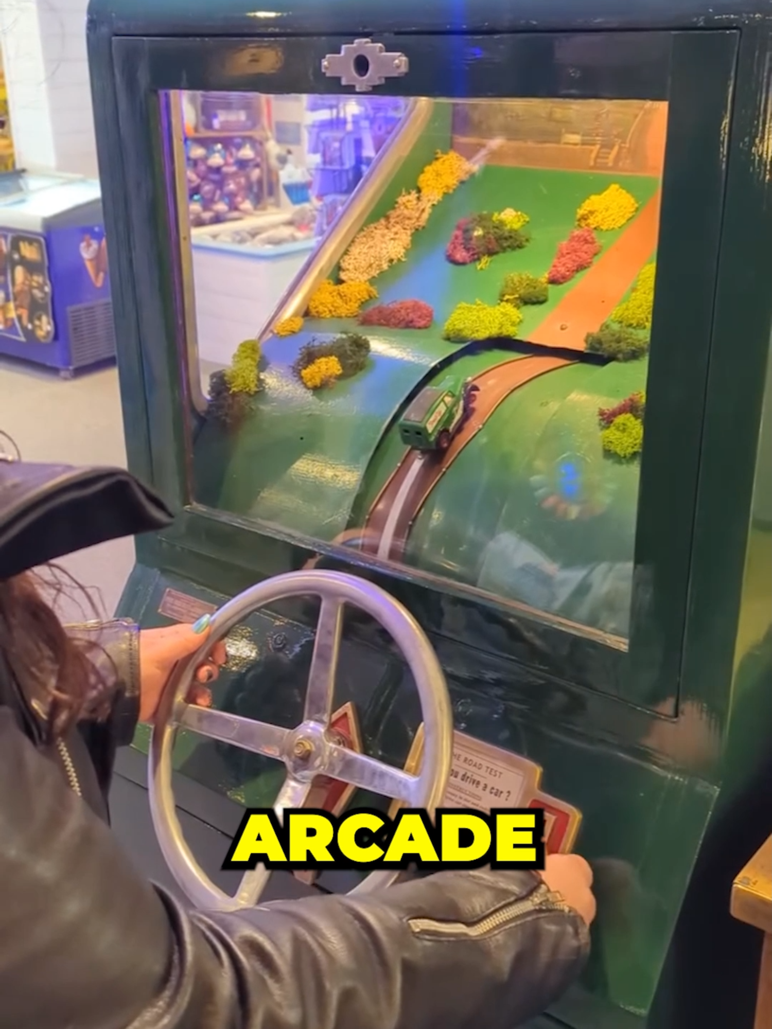 Arcade Machine From The 1900s 🎮 | Credit: n/a #tiktok #viral #cars #gaming #fun #facts