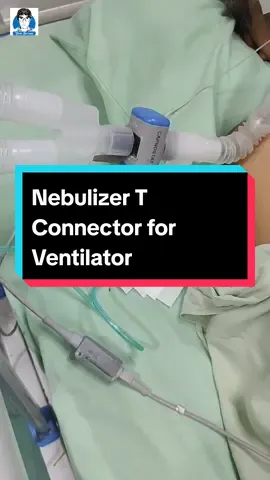 Alat penyambung Nebulizers ke selang Ventilator Mekanik namanya Nebulizer T Connector#nebulizer#nebulizertconnector#copd#icu#asma#dokterparu#spesialisparu#foryoupage#fypシ゚viral#foryou#fypシ#fyp 