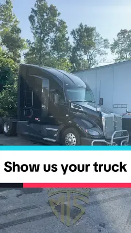 Owner op Stan shows us his Kenworth!🚛 #ownerop #Kenworth #semitruck #owneroperator #trucker #truckdriver #cdldriver #truckersoftiktok 
