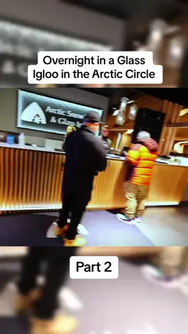 Overnight in a Glass Igloo in the Arctic Circle part 2 #foryou #Lifestyle #simonwllson #hotel #crazy #lasvegas #solo #nomoney #travel 