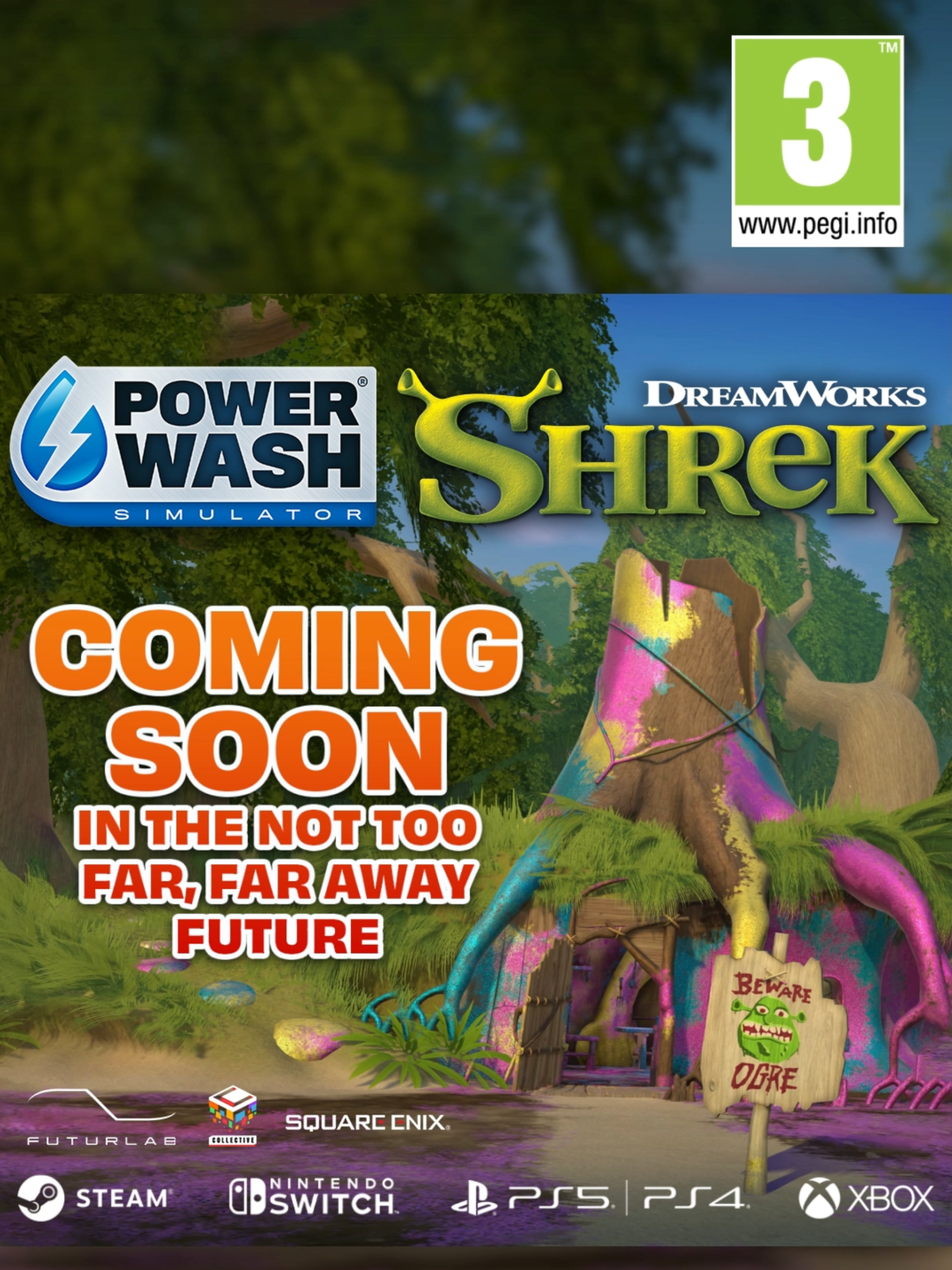 Shrek’s Swamp got a whole lot dirtier. It’s up to you to wash away those layers of dirt 💦 Deep clean this fairytale kingdom in Shrek Special Pack for PowerWash Simulator #powerwashsimulator #powerwashing #shrek #doris #shrekedit #donkey #dlc #update