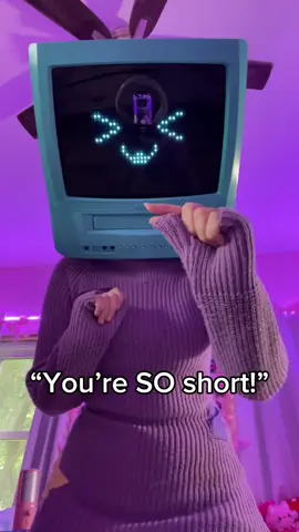 Same height as me? No… You’re short :)                                          #tvhead #cosplay #tvheadcosplay #cosplayer #tvheadgirl #oc #short #relatable 