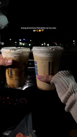 We loved the caramel pumpkin brûlée 🧡 #foryou #foryoupage #fypage #dutchbros #pumpkinseason #fall #falldrinks #autumn #datenight #datenightideas #dateideas 