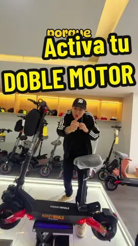 Respuesta a @Yesenia Ibarra y asi de facil activas el doble motor de tu T8B 😍✨⚡️ #scooter #scooterelectrico #plegable #t8b #movilidadelectrica #movilidadsostenible #electric #honeywhale #tips #respondiendocomentarios 