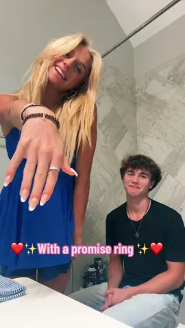 Your favorite couple just promised forever 💍❤️ #fyp #bayden #couple #promisering 