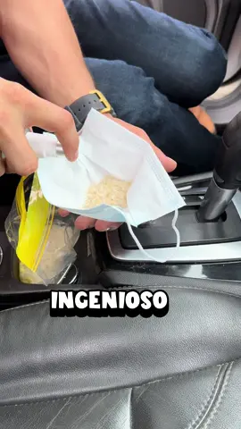 Sabías que un poco de arroz con loción la mezcla perfecta para combatir el mal olor de tu vehículo  #carros #limpiar #coche #ideas #trucosparacelular #vehiculos #neumaticos #limpieza 
