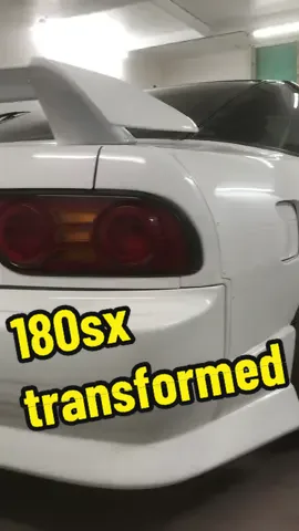 Custom painted 180sx - full kit fitted - magenta pearl over white #custompaint #painting #180sx #japcar #fyp 