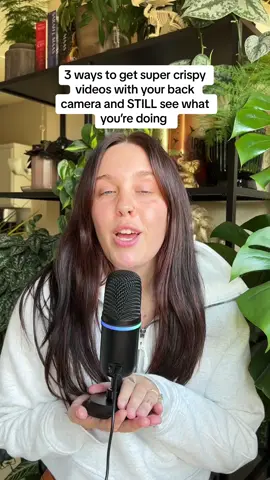 This is how you can use your back camera for super crispy videos and still be able to see exactly what’s going on.  This has been a complete game changer for my content! #contentcreator #ugccreator #contentcreationreality #btscontentcreation #TikTokShop 
