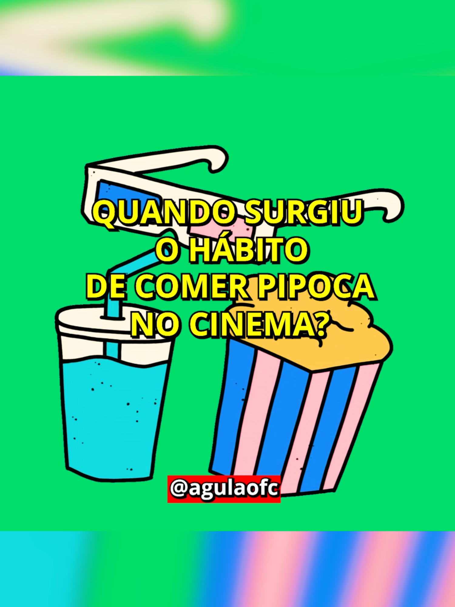 Quando surgiu o hábito de comer pipoca no cinema?