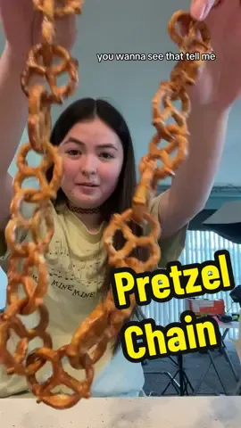 I am one with the pretzel chain and the pretzel chain is one with the beast inside me #connectthemall #pretzelchain #pretzelschain 