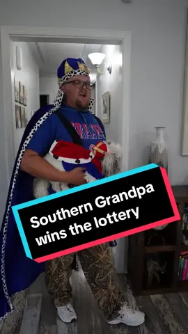 Southern Grandpa wins the lottery