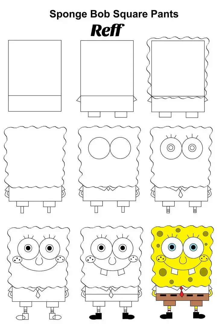 Membalas @_.arizul Tutorial Spongebob Simple🧽 #Tutorial #drawingtutorial #spongebob #drawing #fyp #foryoupage #berandatiktok #art 