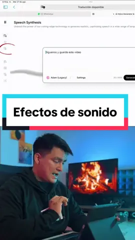 Los efectos fe sonido hsven la diferencia para que nuestros videos sean mas entretenidos  #efectosdesonido #CapCut #elevenlabs #redessociales #ediciondevideo #marketingdigital 