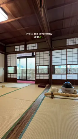 on our first day in Kyoto, we did a tea ceremony at MAIKOYA NISHIKI 🍵 the entire experience was very efficient. it was touristy, but still a fun thing to do. you get to pick your kimono, they do your hair & then you head over for the ceremony. the host will take photos for you, give you background information about the traditional tea ceremony, teach you some Japanese words & then walk you through making the tea which happened to be matcha. you also get a little snack. afterwards, you’re welcome to walk around the grounds & take photos in the gardens.  #travel #adventure #travellingthroughtheworld #japan #kyoto #japantravel #traveltok #travelbucketlist #travellife #kyototravel #teaceremony #tea #matcha 