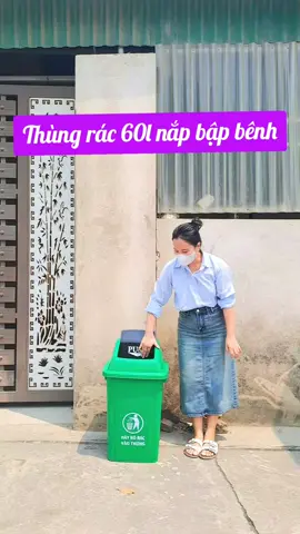 Thùng rác nắp bập bênh 🥰 Dùng gia đình, văn phòng siêu tiện dụng ạ 😊 Sẵn sll #thungrac #thungracgiadinh #thungraccongcong 