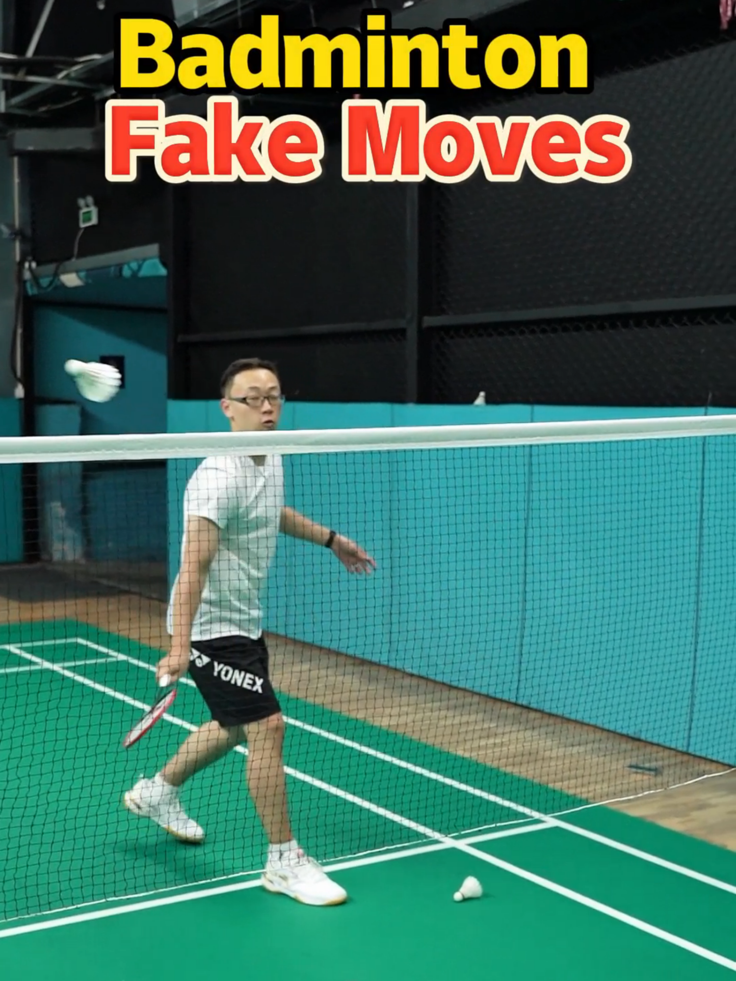 Badminton Fake Moves Teaching😏😺🏸#badminton #sports