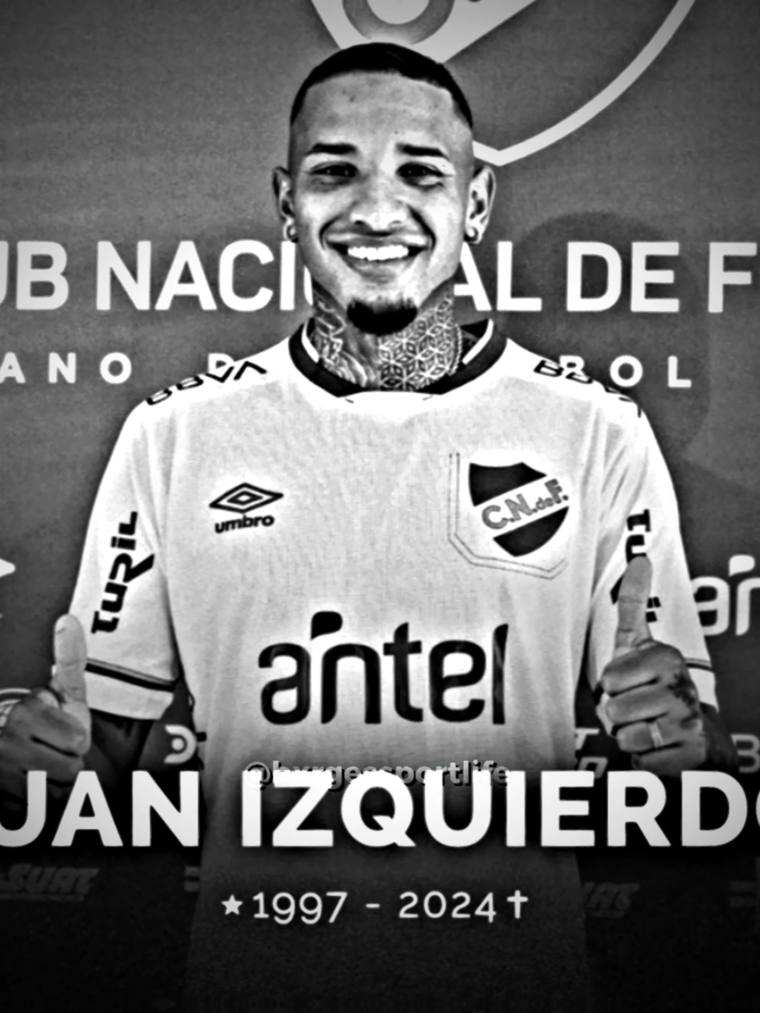 “A vida é um sopro e uma luz que pode se apagar a qualquer momento.” Descanse em paz, Juan Izquierdo. 🥹💔 #juanizquierdo #izquierdo #nacional #uruguay #luto #futebol #futebolbrasileiro #futeboleuropeu #futbol #footballtiktok #Soccer #fut #foot #viral #fy #explore