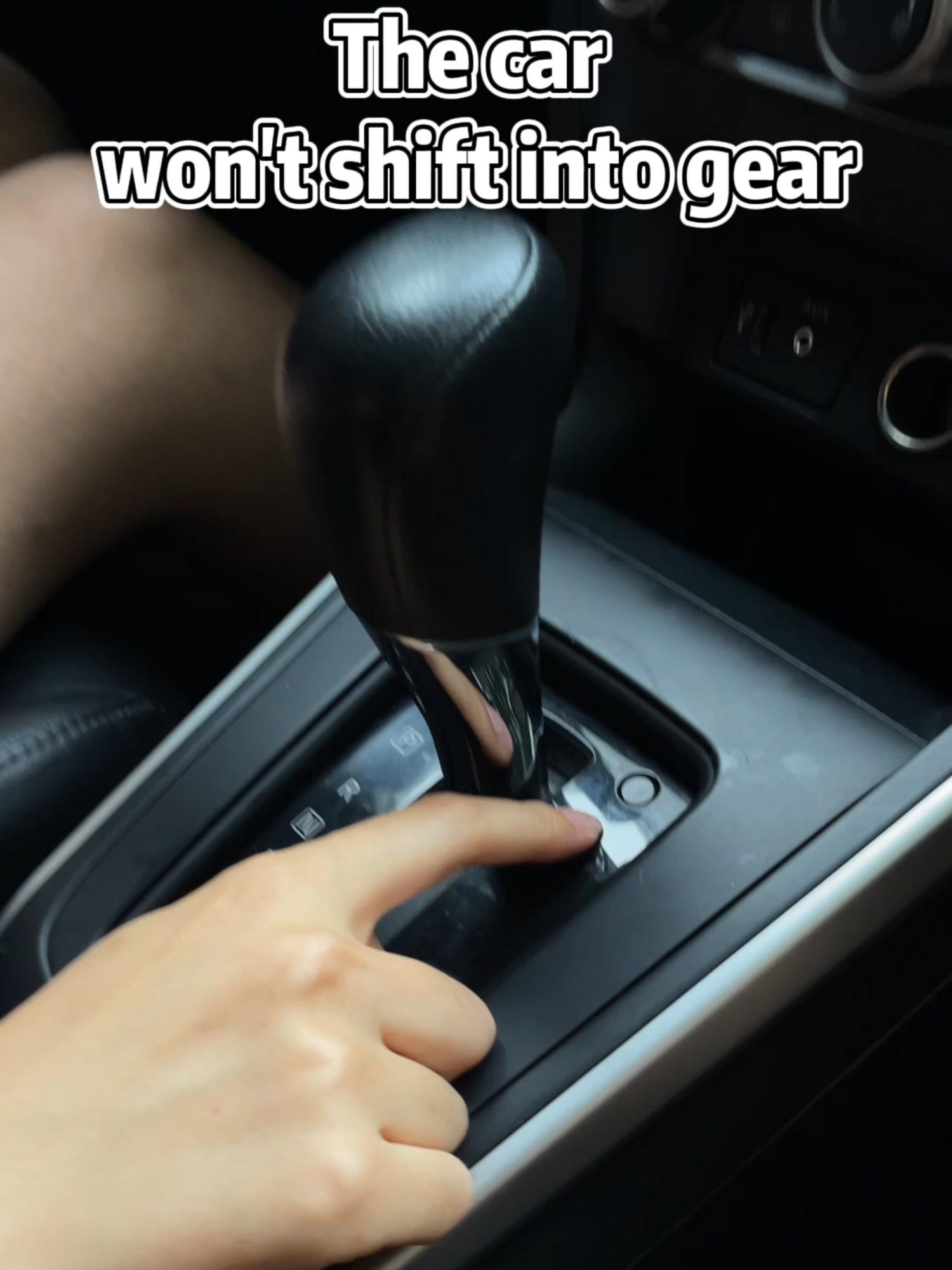 What would you do if the car won't shift into gear?#driving #skills #tips #knowledge #fpy