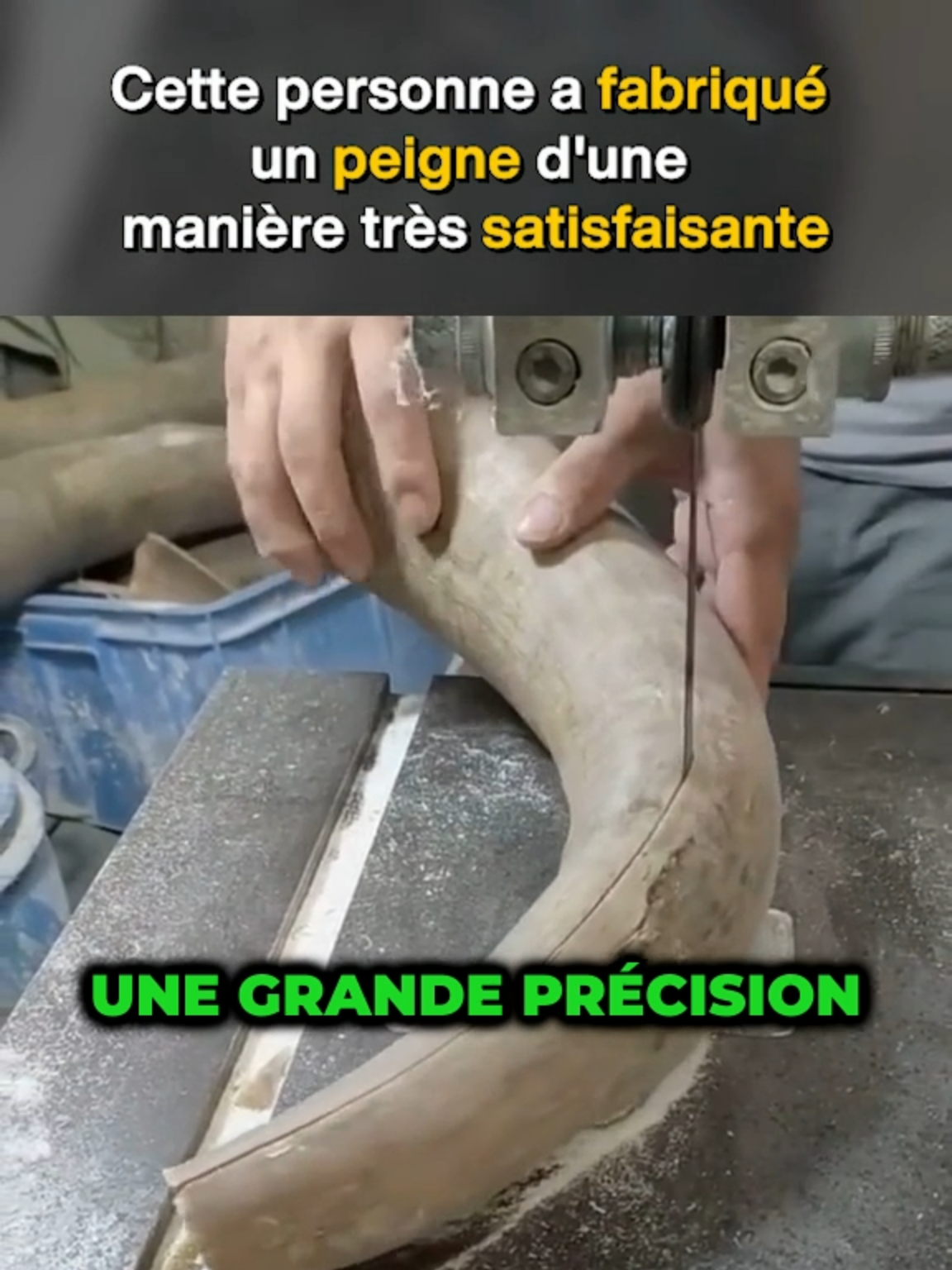 Cette personne a fabriqué un peigne d'une manière très satisfaisante #apprendresurtiktok